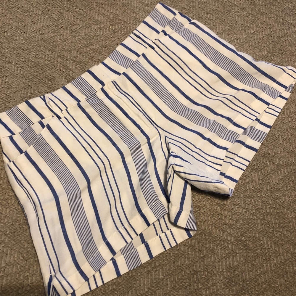 Striped Linen Short